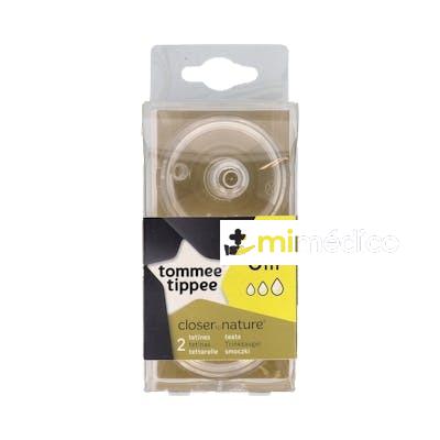 TOMMEE TIPPEE TETINA CTN B/ANCHA SILI REDON FLU VARI +0 M 2 TOMMEE TIPPEE