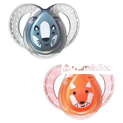 TOMMEE TIPPEE CHUPETE FUN STYLE SILI REDON 6-18 M 2 UN TOMMEE TIPPEE