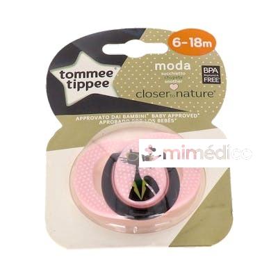 TOMMEE TIPPEE CHUPETE MODA SILI REDON 6-18 M NINA TOMMEE TIPPEE