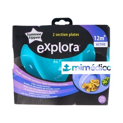 TOMMEE TIPPEE PLATO 3 COMPARTIMENTOS +12 M 2 UN TOMMEE TIPPEE