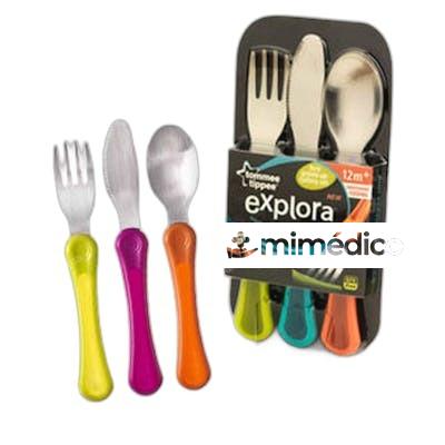 TOMMEE TIPPEE CUBIERTOS MI PRIMER JUEGO +12 M 3 PIEZAS TOMMEE TIPPEE
