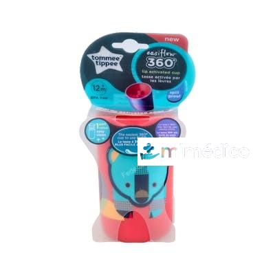 TOMMEE TIPPEE TAZA 360O ANTIDERRAME ABIERTA +6 M 200 ML ROJA TOMMEE TIPPEE
