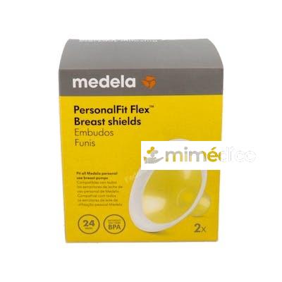 MEDELA EMBUDO PERSONALFIT FLEX M 24MM 2 UN 101033989 MEDELA