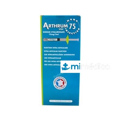 ARTHRUM 2,5% 75 MG 1 JERINGA PREC 3 ML ARTHRUM