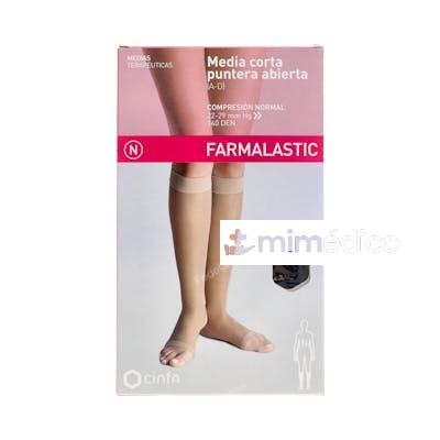 MEDIA COR NOR S/PUNT NEGRO T/EG T:26-27 P:40-42 CM 2 UN FARMALASTIC