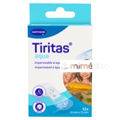 TIRITAS AQUA STRIPS 25X72MM 12 UDS TIRITAS HARTMAN