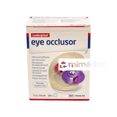 LEUKOPLAST APOSITO EYE OCCLUSOR 7,6 CM X 5,5 CM 30 UN BSN MEDICAL