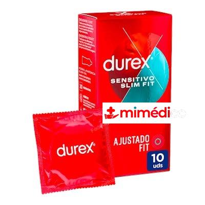 DUREX PROFILACTICO SENSITIVO SUAVE SLIM FIT 10UD DUREX