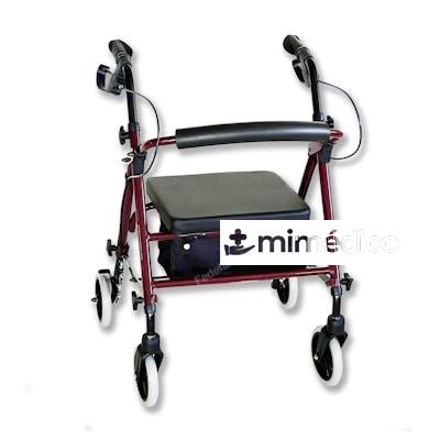 ROLATOR ALUMINIO C/ASIENTO REGULABLE HI-LOW AD152 AYUDAS TECNO DINAMIC