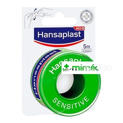HANSAPLAST ESPARADRAPO HIPOALERG SEDA 5MX2,5CM BLC HANSAPLAST