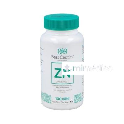 BEST CEUTICS ZINC CITRATO 100 CAPS BEST CEUTICS