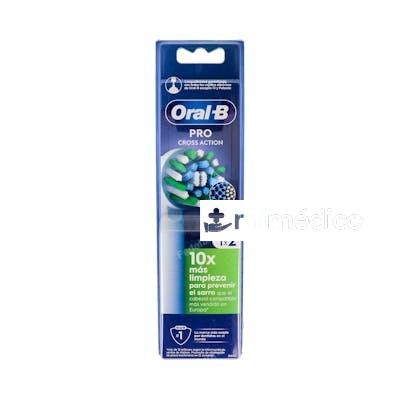 ORAL-B RECAMBIO CEPILLO ELEC CROSS ACTION 2 UN ORAL-B