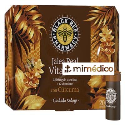 BLACK BEE VITALIDAD ESTUCHE 20 VIAL MARRON-NARANJA BLACK BEE