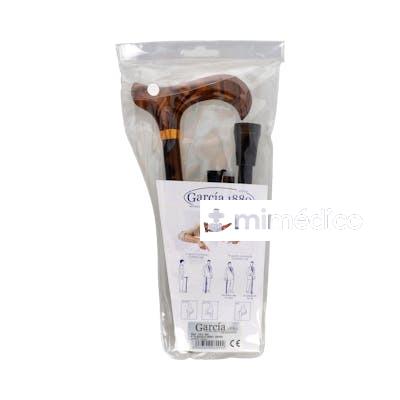 BASTON ALUM PLEG 84-94 CM NEGRO CONT 16 MM (3421) GARCIA
