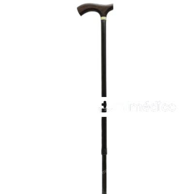 BASTON ALUM EXT 76-99 CM MARRON MATE CONT 19MM 465 GARCIA