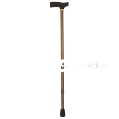 BASTON ALUM EXT 78-101 CM MARRON CONT 19 MM (954) GARCIA