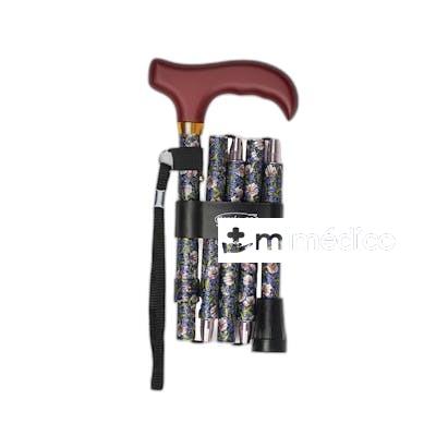 GARCIA BASTON ALUM PLEG 84-94 CM MINI FLORES CONT 14 MM (331 GARCIA