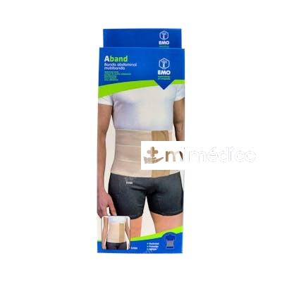 FAJA ABDOMINAL 3 BANDAS T/L 100-120 CM BEIGE FJ183 EMO