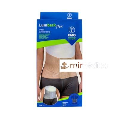 FAJA LUMBAR FLEJES BLANDOS T/S 79-85CM BEIGE FJ100 EMO