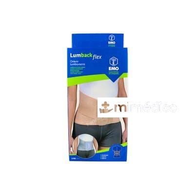 FAJA LUMBAR FLEJES BLANDOS T/M 85-91CM BEIGE FJ100 EMO