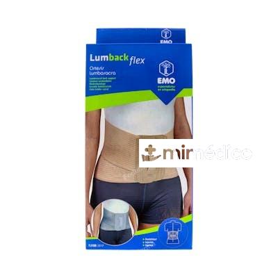 FAJA LUMBAR FLEJES BLANDOS T/L 91-99CM BEIGE FJ100 EMO