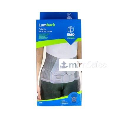 FAJA LUMBOSACRA SEMIRIGIDA T/XL 99-108 CM BEIGE EMO