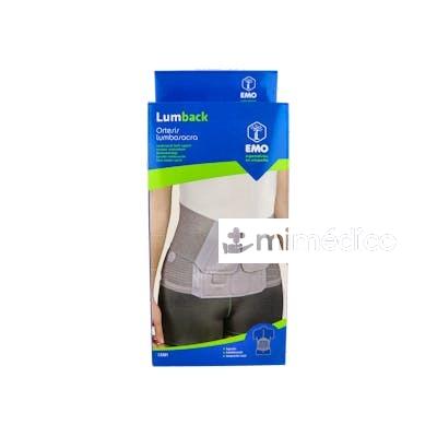 FAJA LUMBOSACRA SEMIRIGDA T/XXL 107-115CM BG LS301 EMO