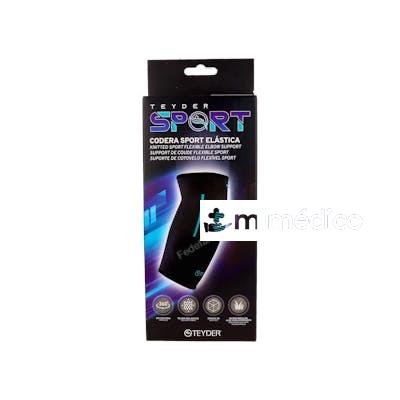 TEYDER CODERA ELAST TRANSPIR C/ALMOH SILIC T/L 27-30 CM AZUL TEYDER