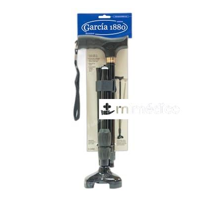 GARCIA BASTON ALUM PLEG 84-94 CM C/LUZ Y ALARMA 34 CM CONT 1 GARCIA
