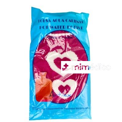 BOLSA AGUA CALIENTE FORRADA CORAZONES 2 L (BS1972) CARBO VITAL