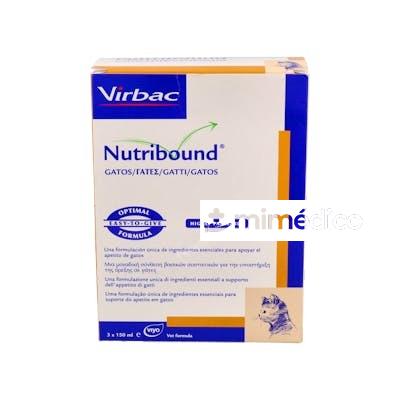 NUTRIBOUND GATOS 150 ML 3 UN VET VIRBAC VET