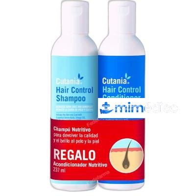 CUTANIA HAIRCONTROL PACK 236 ML CHAMPU + ACONDICIONADOR VET VETNOVA VET