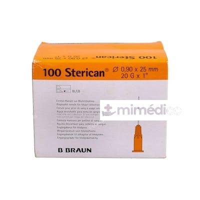 AGUJA HIPODERM STERICAN 20 G X 1 0.90 X 25 MM L VET B. BRAUN VETCARE VET