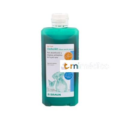 CLORHEX BOTELLA 500 ML 1 UN VET B. BRAUN VETCARE VET