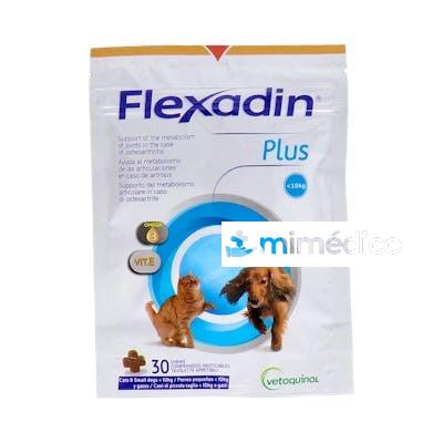 FLEXADIN PLUS PERRO PEQ/GATO 30 CHEWS VET VETOQUINOL VET