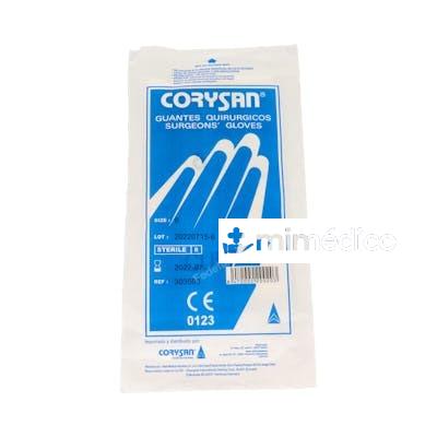 CORYSAN GUANTES CIRUGIA LATEX BLANCO C/POLVO EST T/6 2 UN CORYSAN