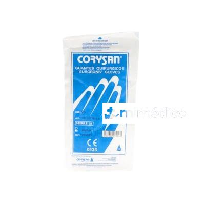 CORYSAN GUANTES CIRUGIA LATEX BLANCO C/POLVO EST T/6.5 2 UN CORYSAN