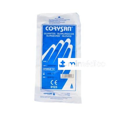CORYSAN GUANTES CIRUGIA LATEX BLANCO C/POLVO EST T/7 2 UN CORYSAN
