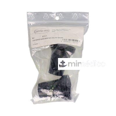 CONTERAS MULETAS TUBO 21MM NEGRA 1UN (815121) GARCIA