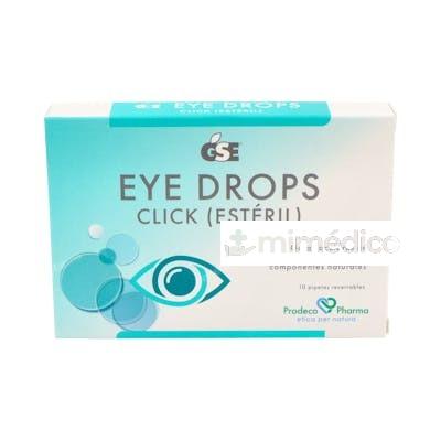GSE EYE DROPS CLICK (ESTERIL) 10 PIPETAS PRODECO