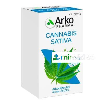 ARKOCAPSULAS CANNABIS SATIVA BIO 45 CAPS ARKOPHARMA