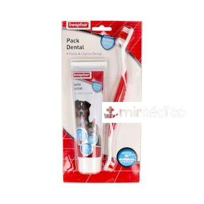 BEAPHAR PACK DENTAL PASTA + CEPILLO DENTAL VET BEAPHAR VET