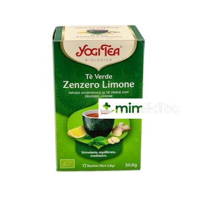 YOGI TEA TE VERDE JENGIBRE Y LIMON 17INFUSIONES YOGI TEA