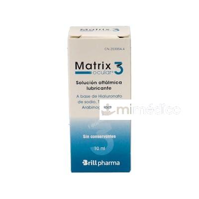MATRIX OCULAR 3 GOTAS OFTALMICAS 10 ML BRILL