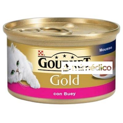 ALIMENTO PURINA GOURMET GOLD MOUSSE BUEY 24X85 G VET PURINA VET