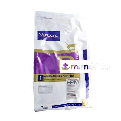 ALIMENTO VIRBAC D1 GATO 3 KG DERMATOLOGY SUPPORT HPM VET VIRBAC VET