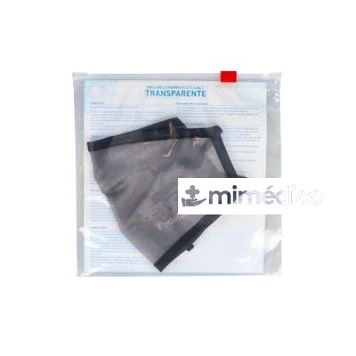 MASCARILLA HIGIENICA MST TRANSP ADULTO OSCURECIDA T/L 1 UN MST