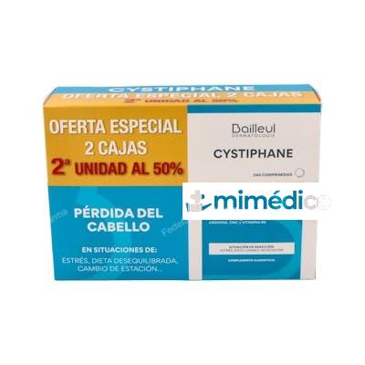 BIORGA CYSTIPHANE ANTI CAIDA 2 PACK DUPLO 120 + 120 COMP BIORGA