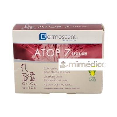 DERMOSCENT ATOP7 SPOTON PERRO&AMP;GATO 0-10KG 4PIPETAS VET LETI VET