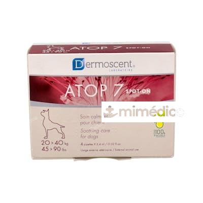 DERMOSCENT ATOP7 SPOTON PERRO 20-40KG 4PIPETAS VET LETI VET